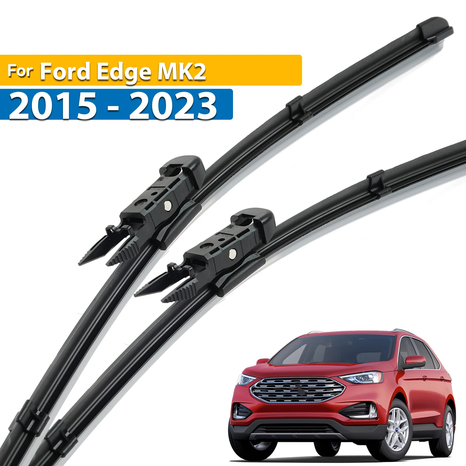 

Erick's Wiper LHD & RHD Front Wiper Blades For Ford Edge MK2 2015 - 2023 Windshield Windscreen Window Car Rain Brushes 28''+28''