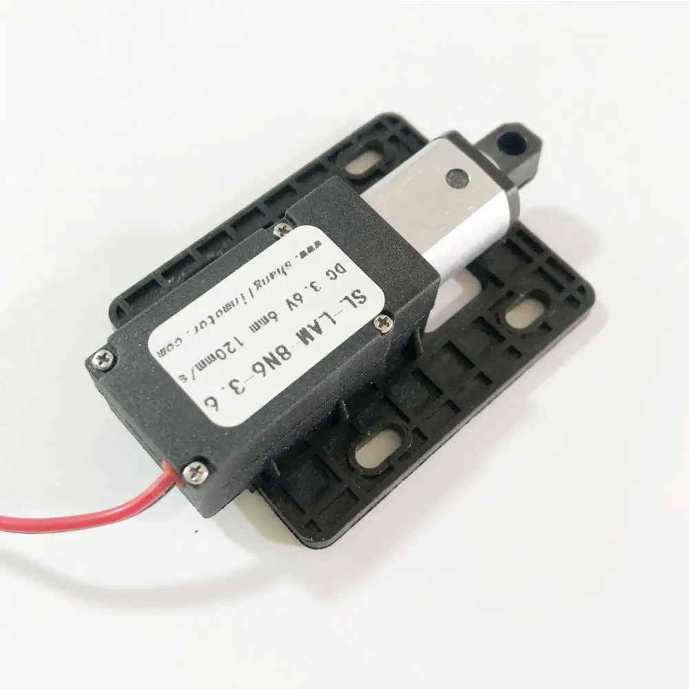 Wireless Remote Micro Linear Actuator Kit 120mm/s High Speed 3.6V 6mm Stroke Electric Servo with 433MHz Controller Smart Home