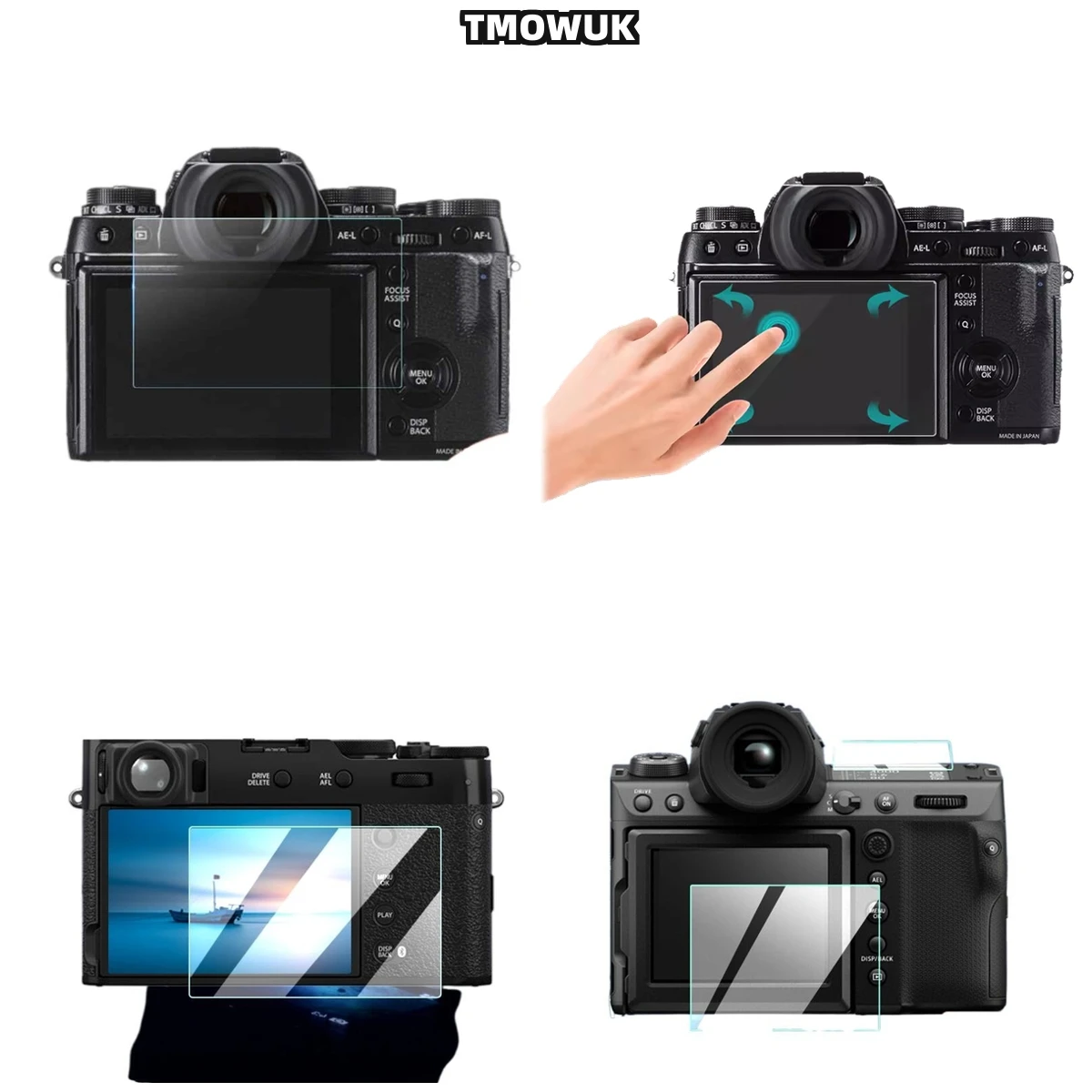 

For Fujifilm X-100T X-100 X-100S X-100F 9H Hardness HD Clear Tempered Glass Film LCD Screen Shield