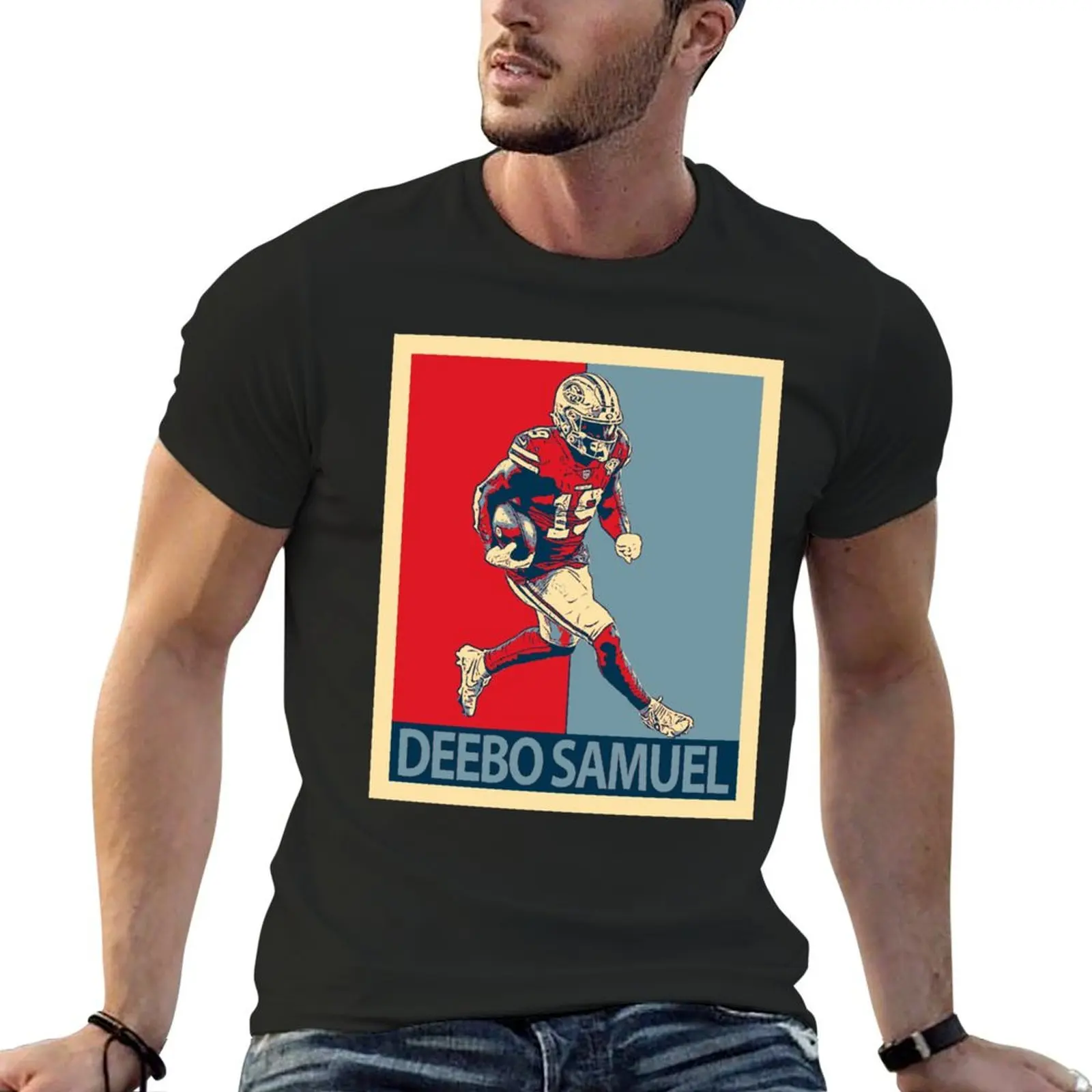 deebo samuel T-Shirt anime tshirt graphic shirts vintage anime shirt fruit of the loom mens t shirts