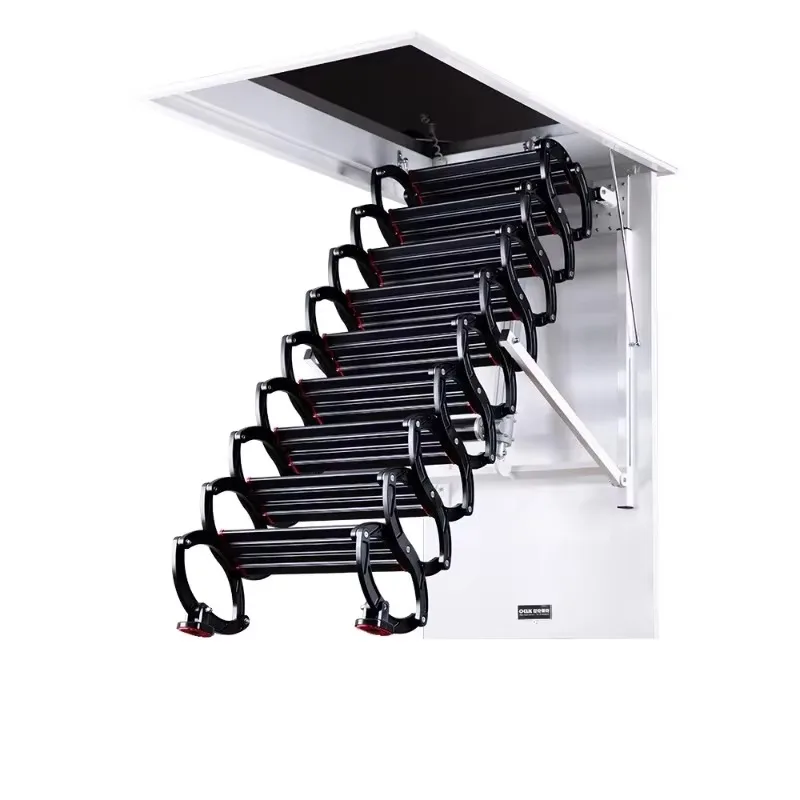 

Attic telescopic stairs Electric telescopic stairs Automatic elevator Second generation attic invisible stairs Household ladder