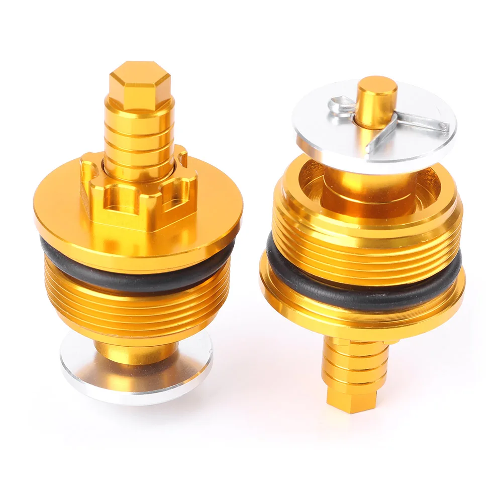 37MM CNC Front Shock Absorber Screw Cover Cap Preload Adjusters Fork Bolts For Honda CBR250 CBR 250 Motorcycle Accessories Parts