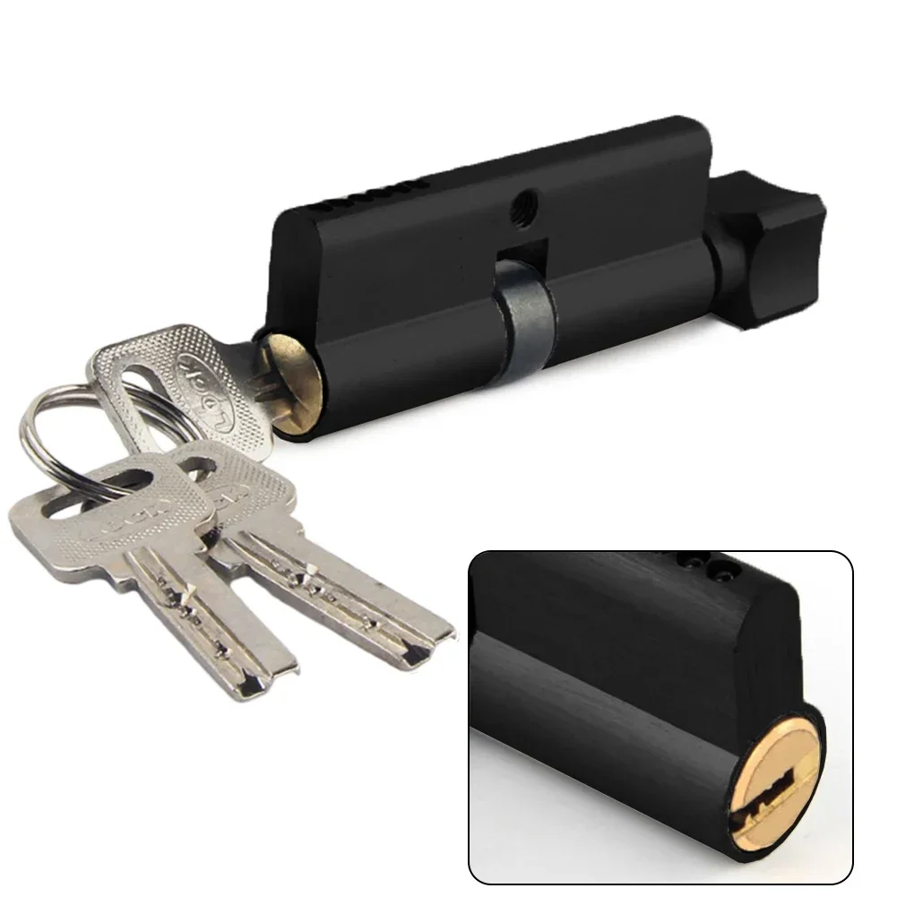 Slotcilinder Veiligheidsslot Kern Toegangsdeur Cilinder Lockset Met 3 Sleutels Aluminium High-Security 6-Pins Cilinders Hardware