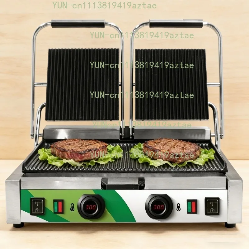 PG‑813 Dual‑plate Thermal Pressing Unit, 3.6KW Jig For Commercial Sandwich Food Heat‑making Processing