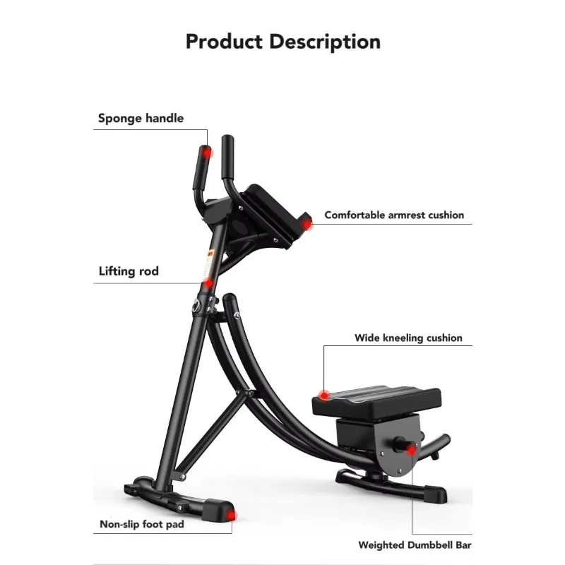 Sit Up Bench Ab Coaster Abdominal Machine Abdominal Muscle Gym Ab Coaster Fitness Exercise Equipment