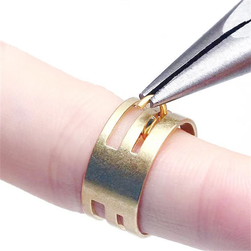 1 piece/bag 2 Styles Finger Jump Ring Opening and Closing Tools Jewelry Making  Easy Open Jewelry Findings