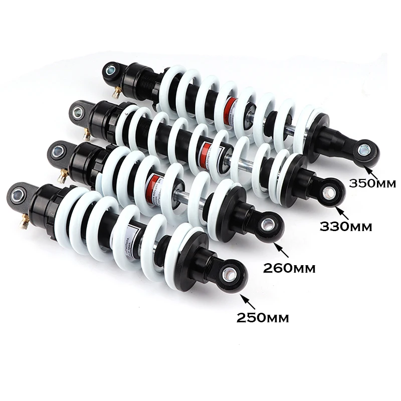 250mm 260mm 330mm 350mm Motorcycle Shock Absorber Shock Absorber Suspension for Off-Road Moto Pit Quad Dirt Bike Kart Dirt Bike