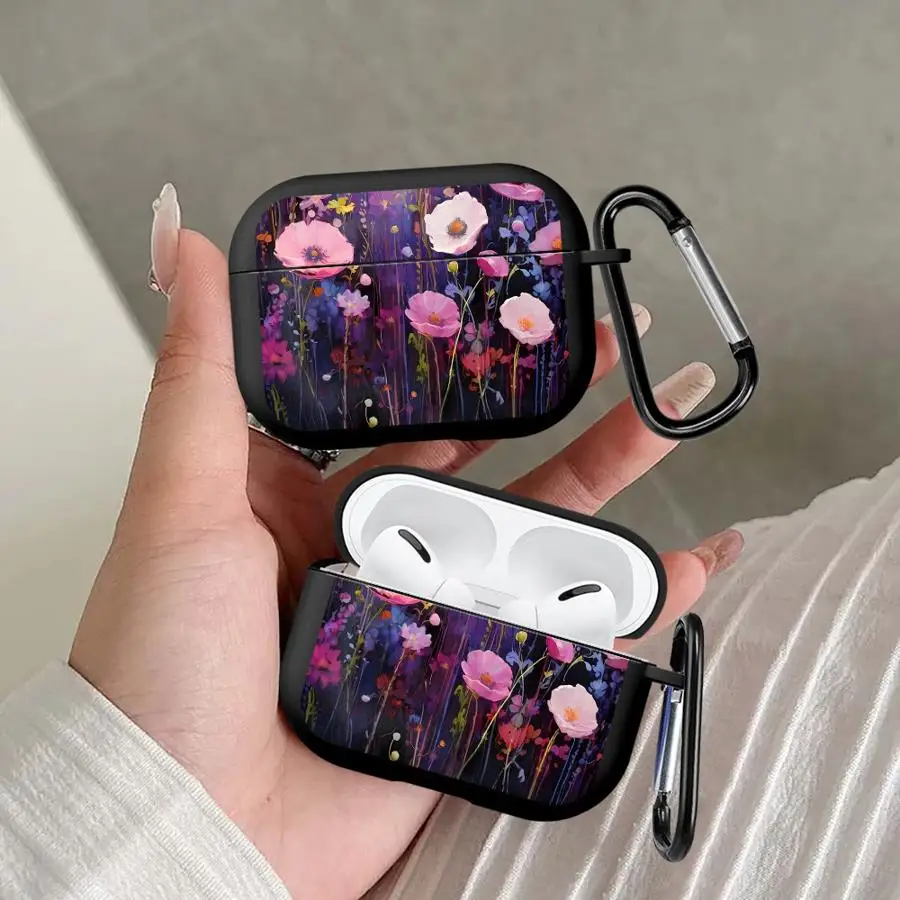 

Популярные чехлы для наушников с цветочным дизайном для Airpods 4 Pro2 1 3 2 Pro3 Pro