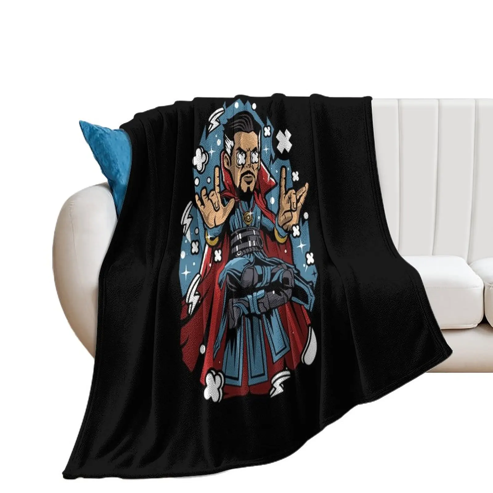 

Doctor Strange Pop Culture T-Shirt Throw Blanket Furrys Weighted Blankets For Sofas valentine gift ideas Blankets