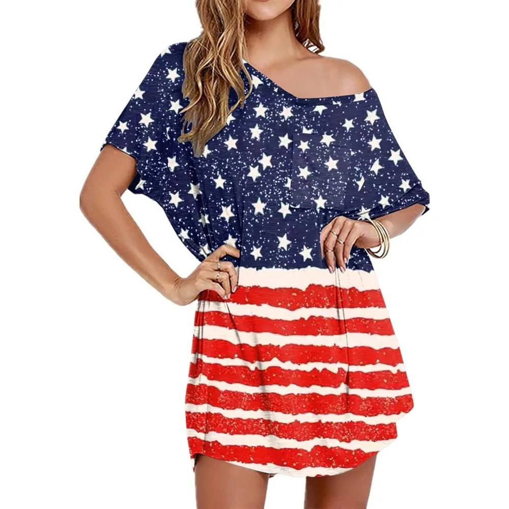 

Womens Tshirt Nightgown Cotton V Neck Sleepshirts Comfy Casual Nightshirt for Women L