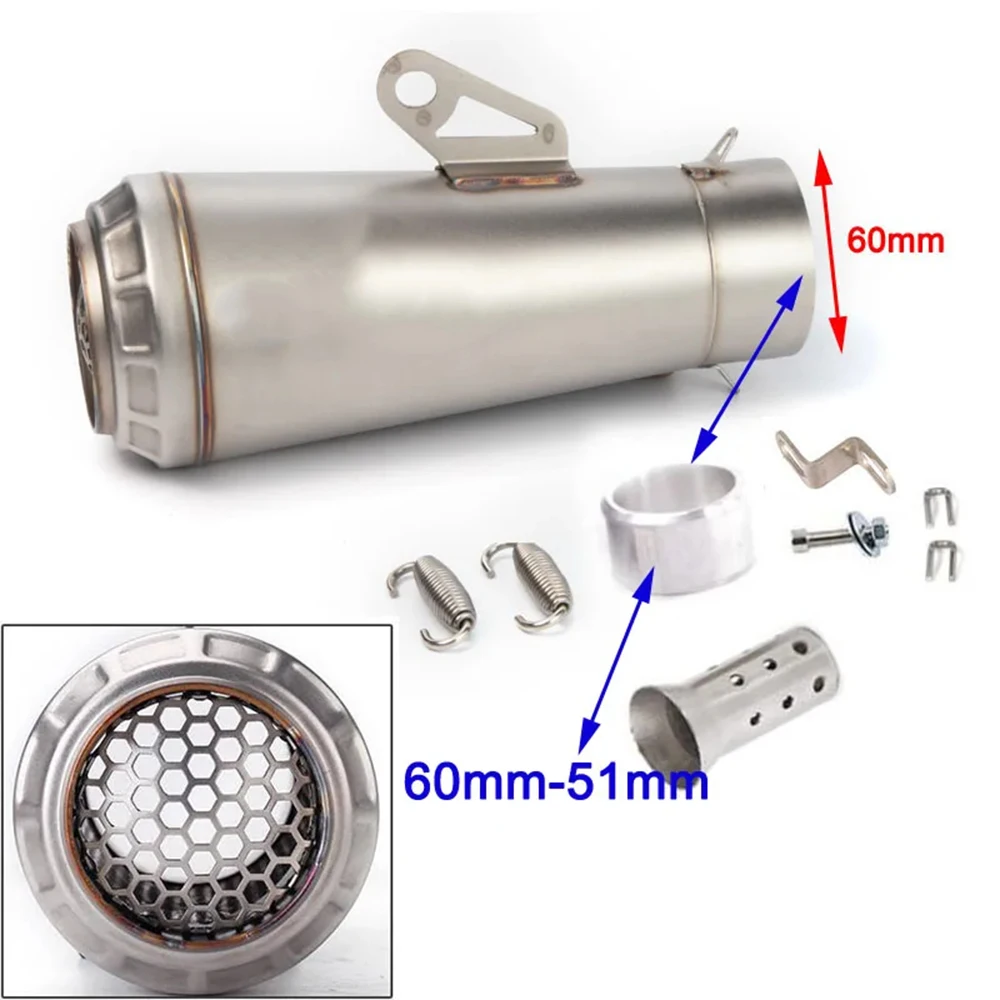 Universal Motorcycle  Exhaust Muffler DB Killer GP Motocross Escape Silencer For Yamaha R1 R3 R6 CBR1000RR MT07 09 Z1000
