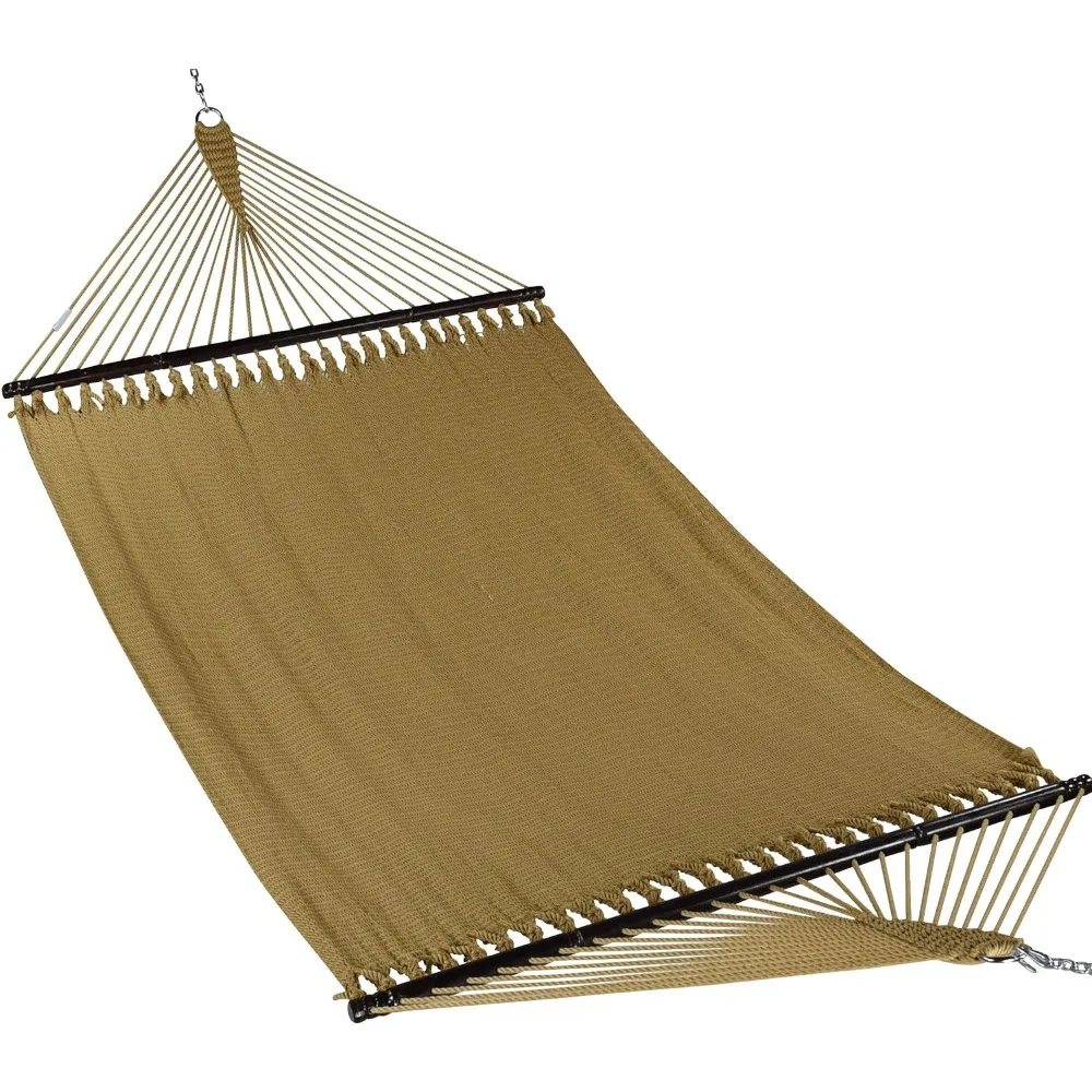 

Large Caribbean-Style Hammock, 55", Made of Soft Polyester, Tan Color