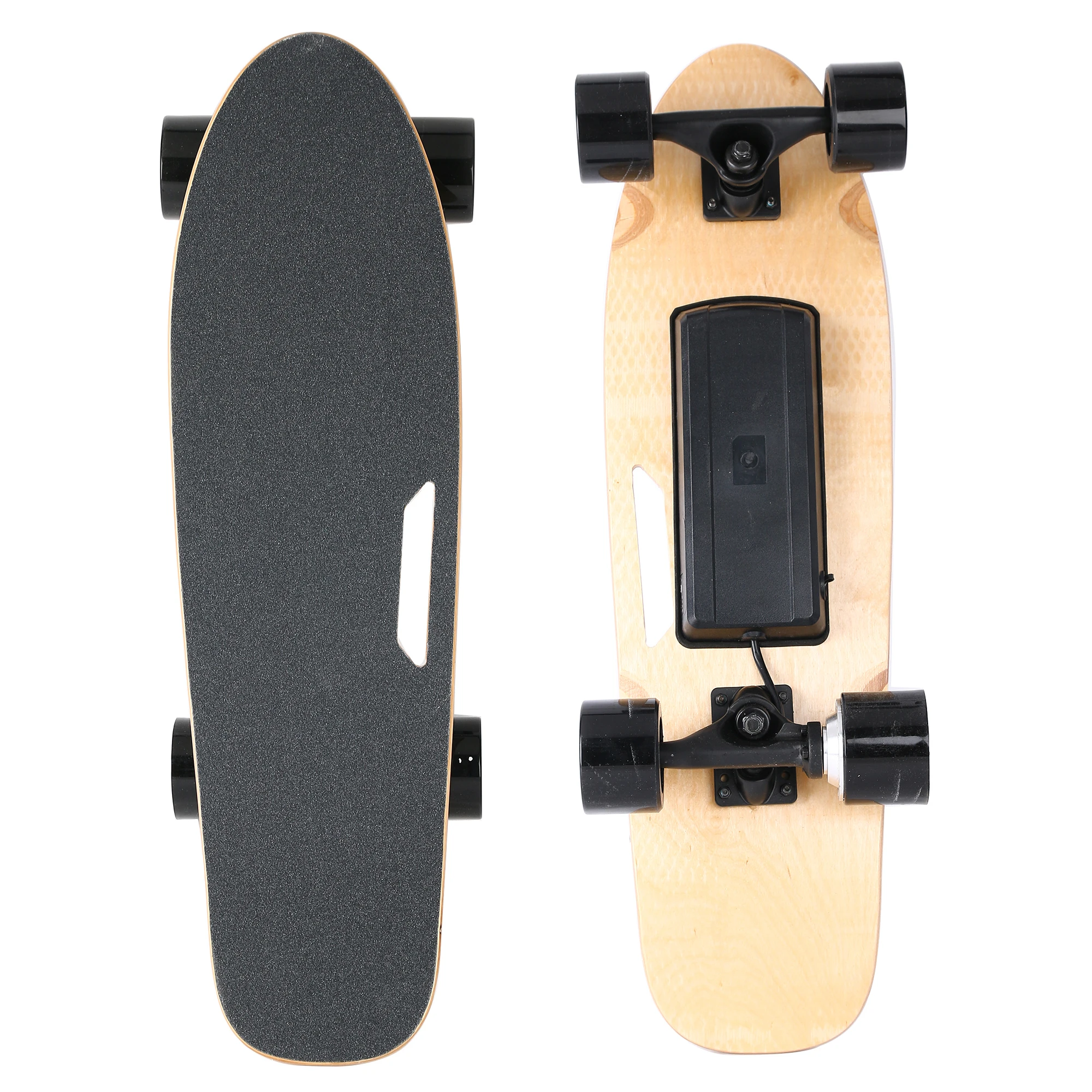 

Electric Skateboard Electric Longboard with Remote Control 350W Hub-Motor 40km/h Top Speed 4 Speeds Adjustment