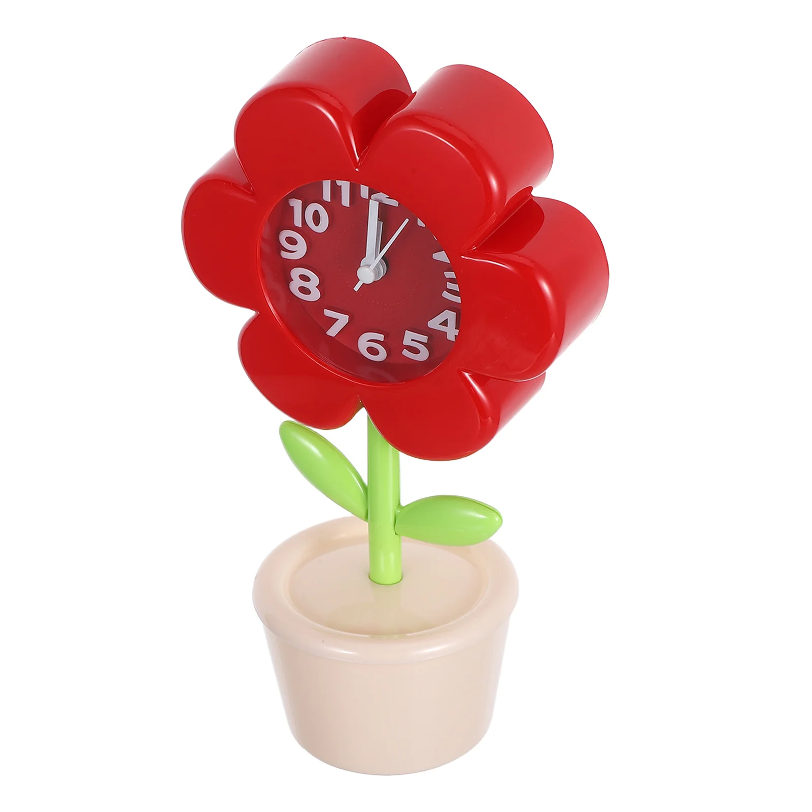 

Silent Flower Bedside Clock Cute Portable Mini Alarm Clock for Kids Girls Room Decorative Timepiece Gift Clocks for Bedrooms