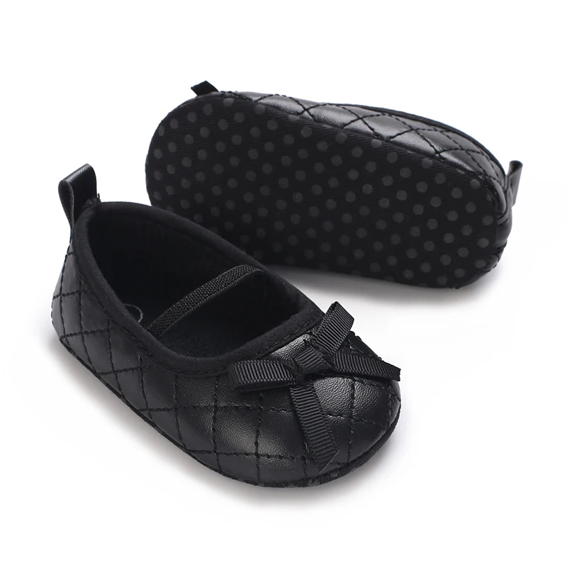 Flache Schuhe für Neugeborene, Mary Jane, klassische Mode, rutschfeste Schleife, Babyschuhe, weiche Sohle, Vorschul-Walking-Schuhe – Detail 10