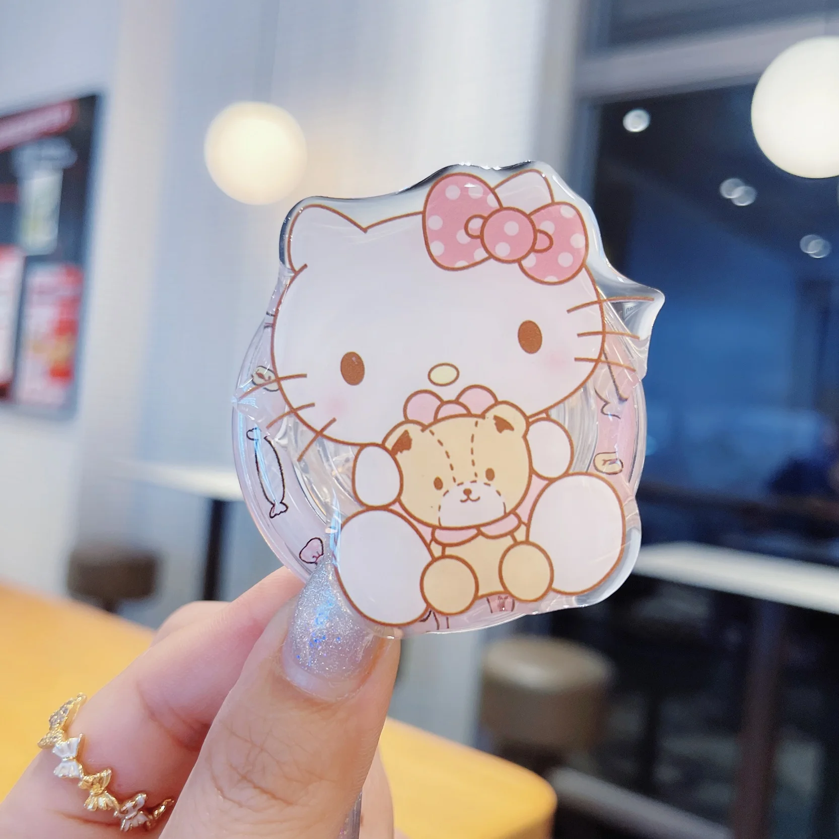 

Cute Cartoon Sanrio Hello Kitty Magnetic Mobile Phone Holder Suitable for Magnetic Mobile Phone or Magnetic Mobile Phone Case