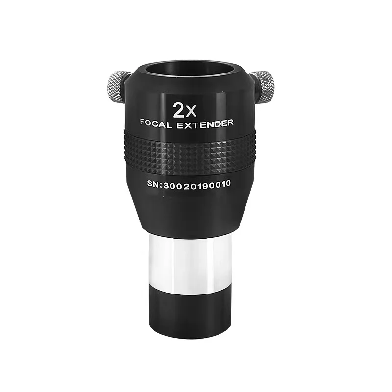 Maxvision 1.25 Inch 2X Apochromat & Achromatic 31.7mm Power Barlow Lens Metal Focal Extender Lens