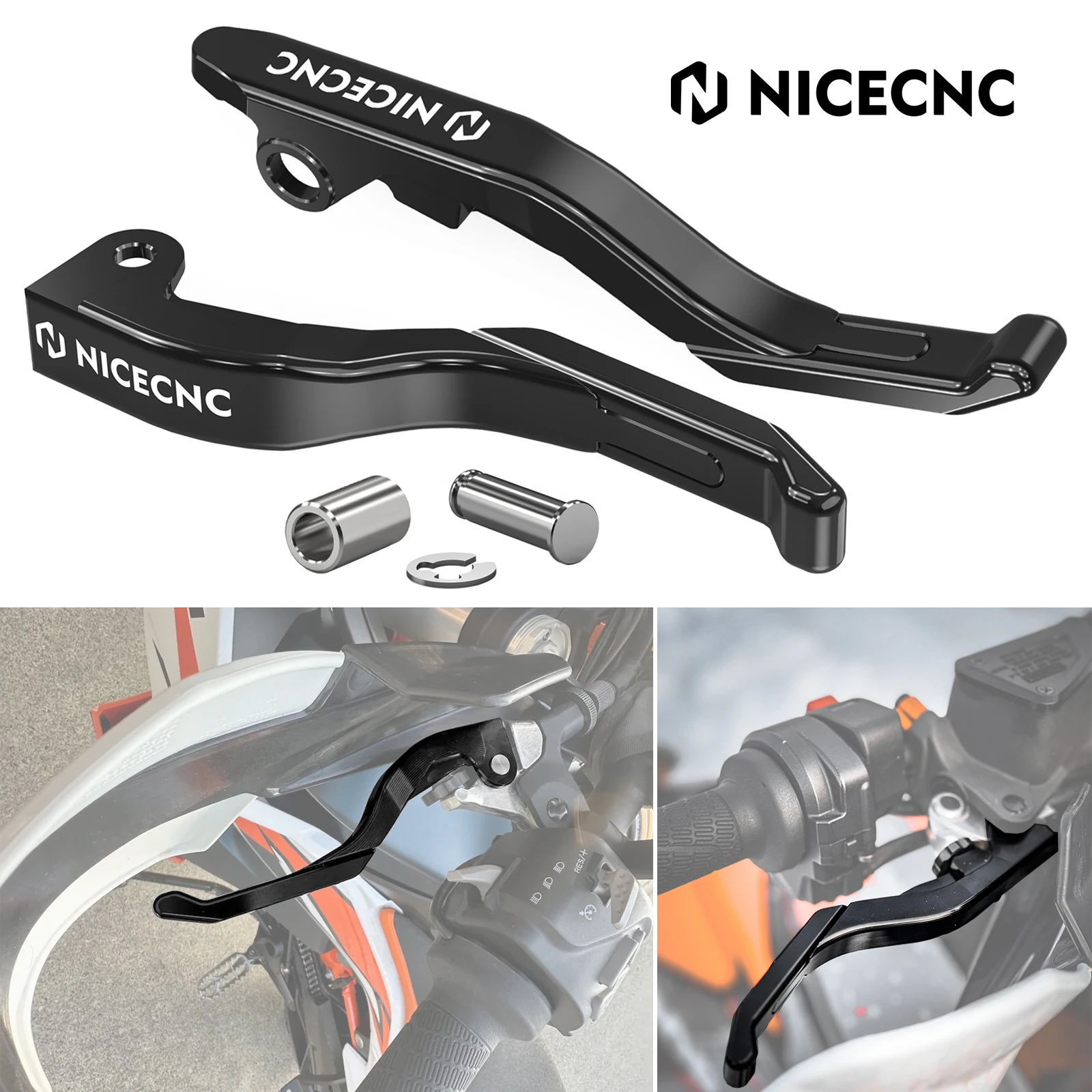 For 22-25 Husqvarna Norden 901 Short Brake Clutch Lever for KTM 890 Adventure/R 21-25 790 Adventure 19-25 790 Adventure R 19-20