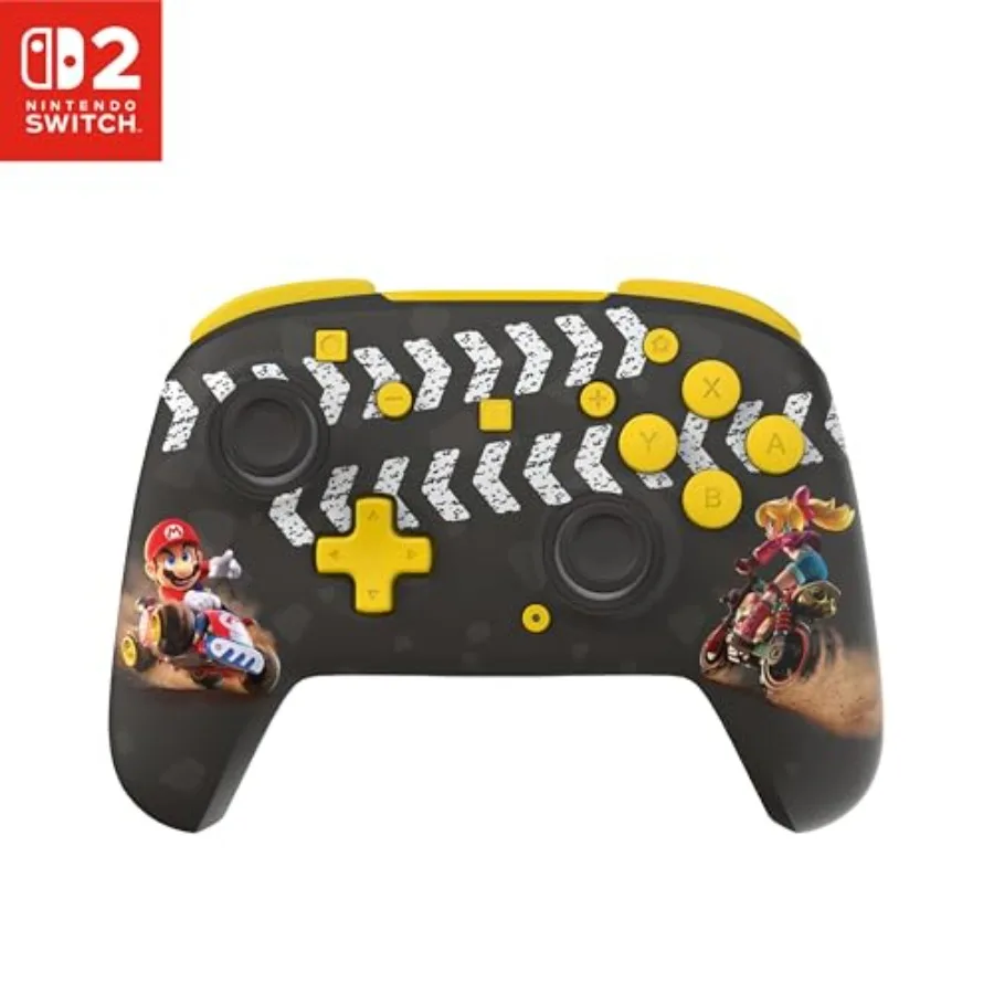 Rematch Wireless Controller: Mario Kart World - Officially Licensed for Nintendo Switch 2 Nintendo Switch TMR Thumbsticks Custo