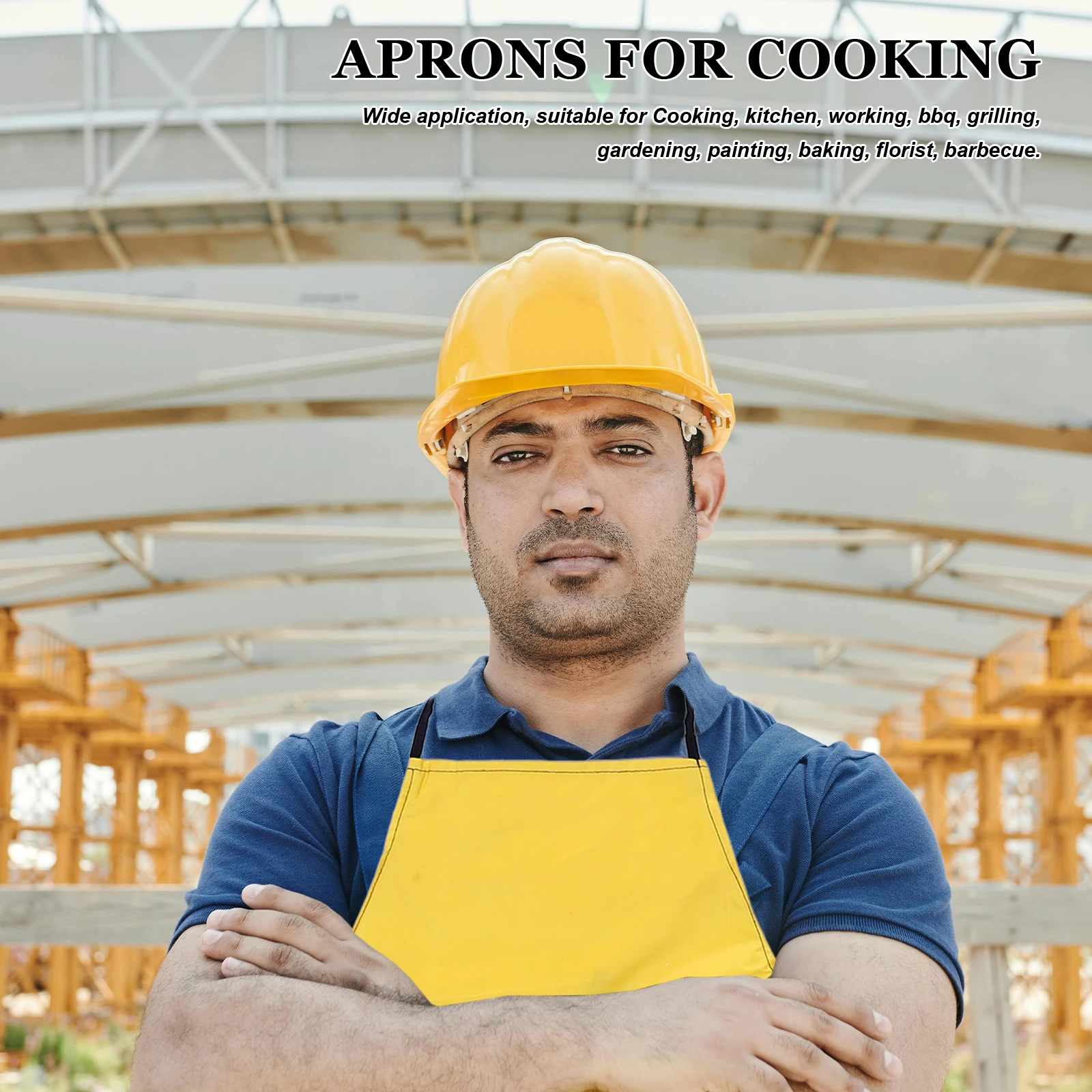 

Waterproof Apron For Home Kitchen Oil-Proof Stain-Resistant Cleaning Protection Reusable Polyester Easy Clean