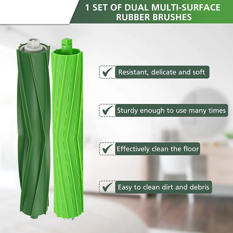 Pièces de rechange compatibles pour Irobot Roomba I & E Series, I7, I7 +, I3, I3 +, I4, I6, I6 +, I8, I8 +, E5, E6, E7, Robtiendra cs