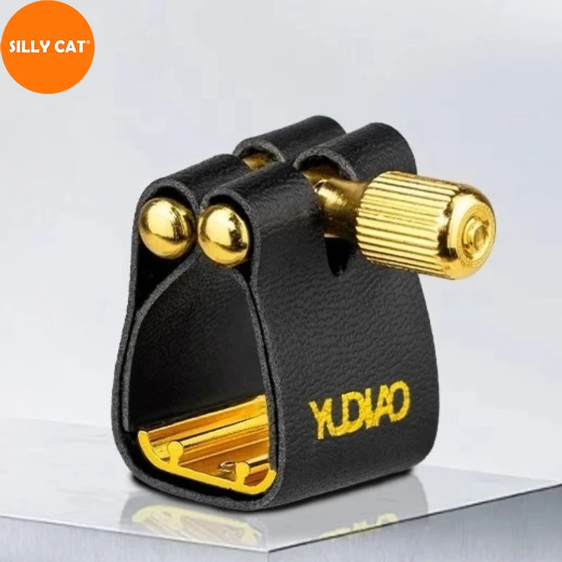 

Bb Clarinet Mouthpiece Ligature Clip Synthetic Fiber for Jazz High-density Fiber for Pop Synthetic Leather for Classical Style