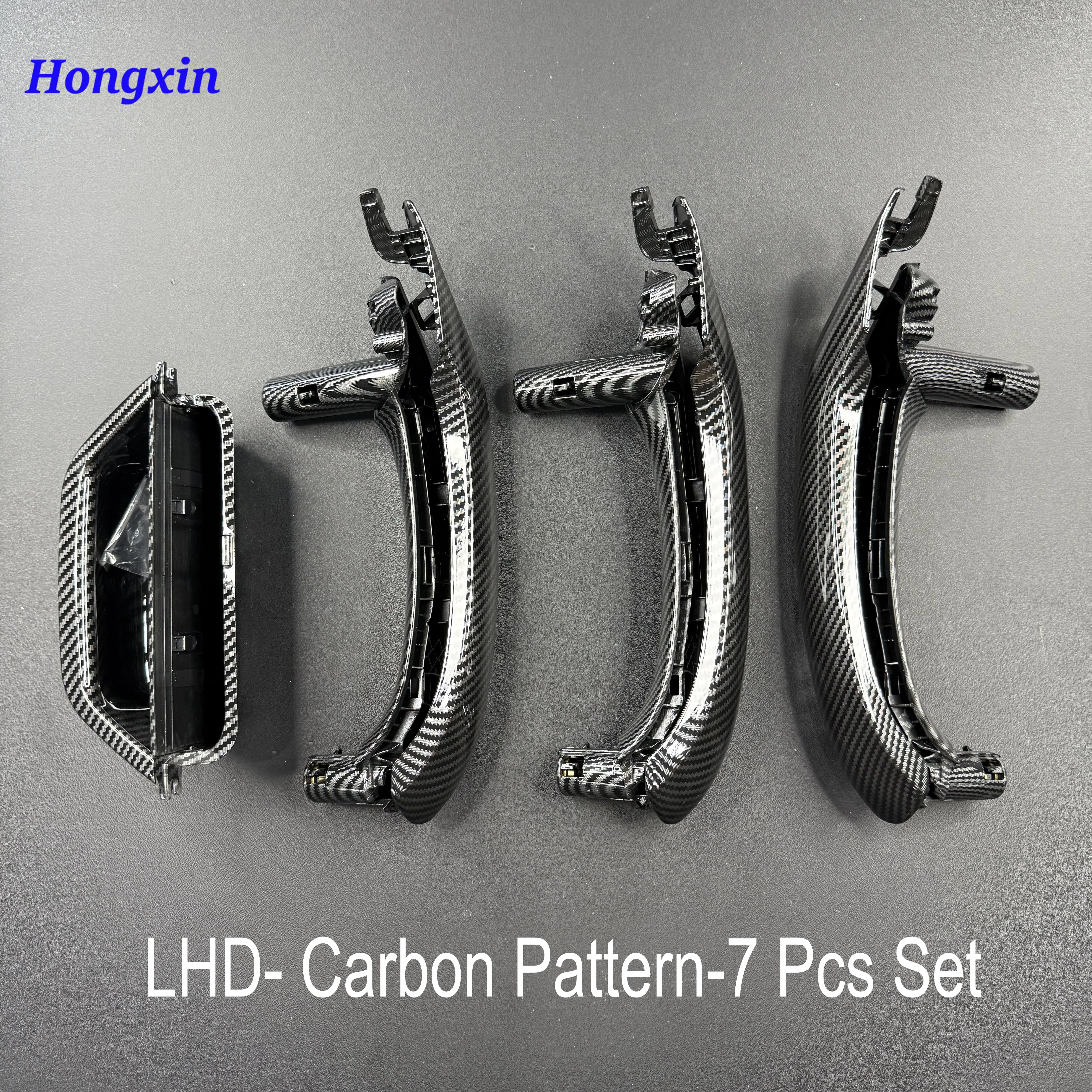 

F25 Полный комплект внутренней дверной ручки автомобиля, кожаный чехол в сборе, замена для BMW X3 X4 F25 F26 2010-2016