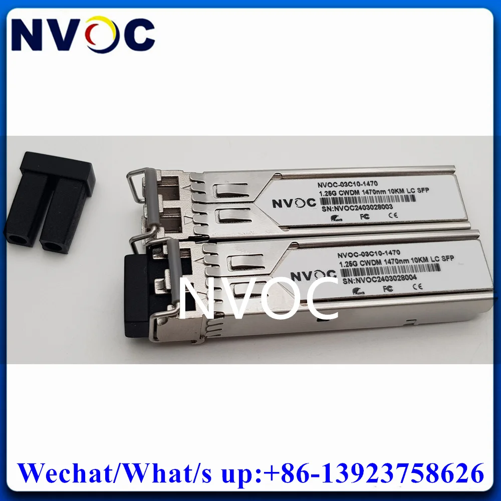 2.0mm 1M CWDM Point-to-P MUX/Demux Transmission ABS Box Module 8Ch(1470-1610),Dual Fiber,LC/UPC Connector With 1.25G/10G SFP