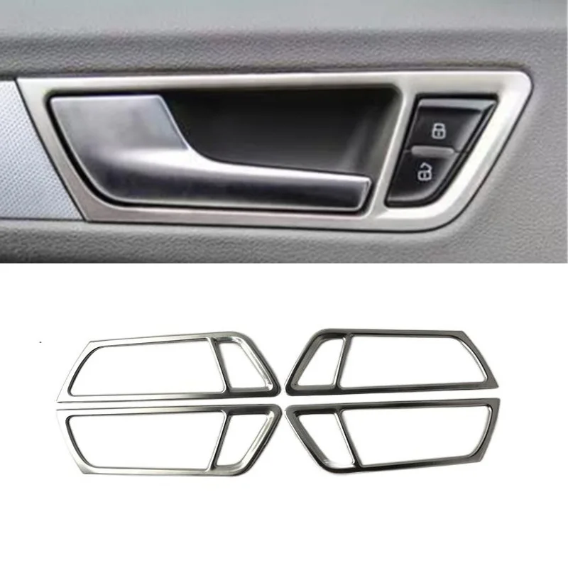 4 Stück/Set Edelstahl-Innentürgriffabdeckung für 2012-2018 AUDI Q5 Autozubehör
