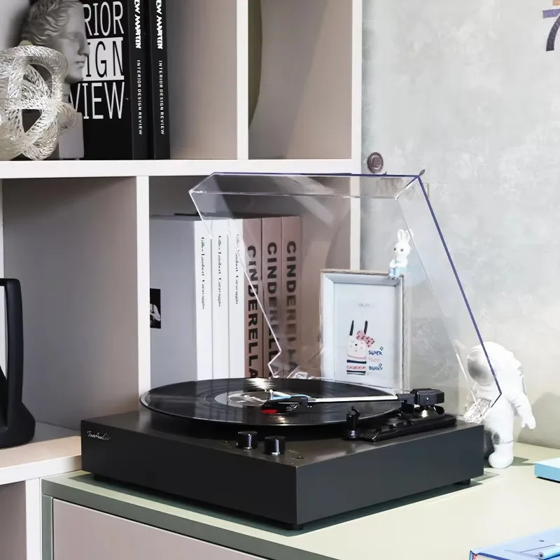 حار البائع مكبرات صوت ستيريو اللاسلكية بلوتوث القرص الدوار مشغل تسجيلات من الفينيل الفونوغراف مشغل تسجيل الموسيقى