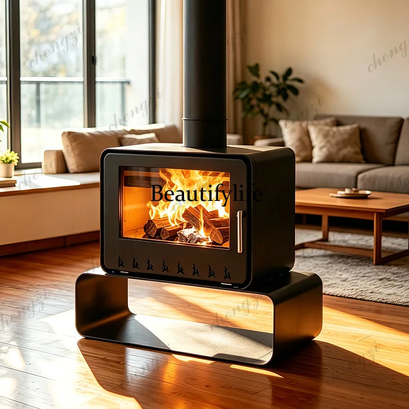 Manufacturer wholesale wood burning heating furnace arc rural homestay wood fire heater household fireplace