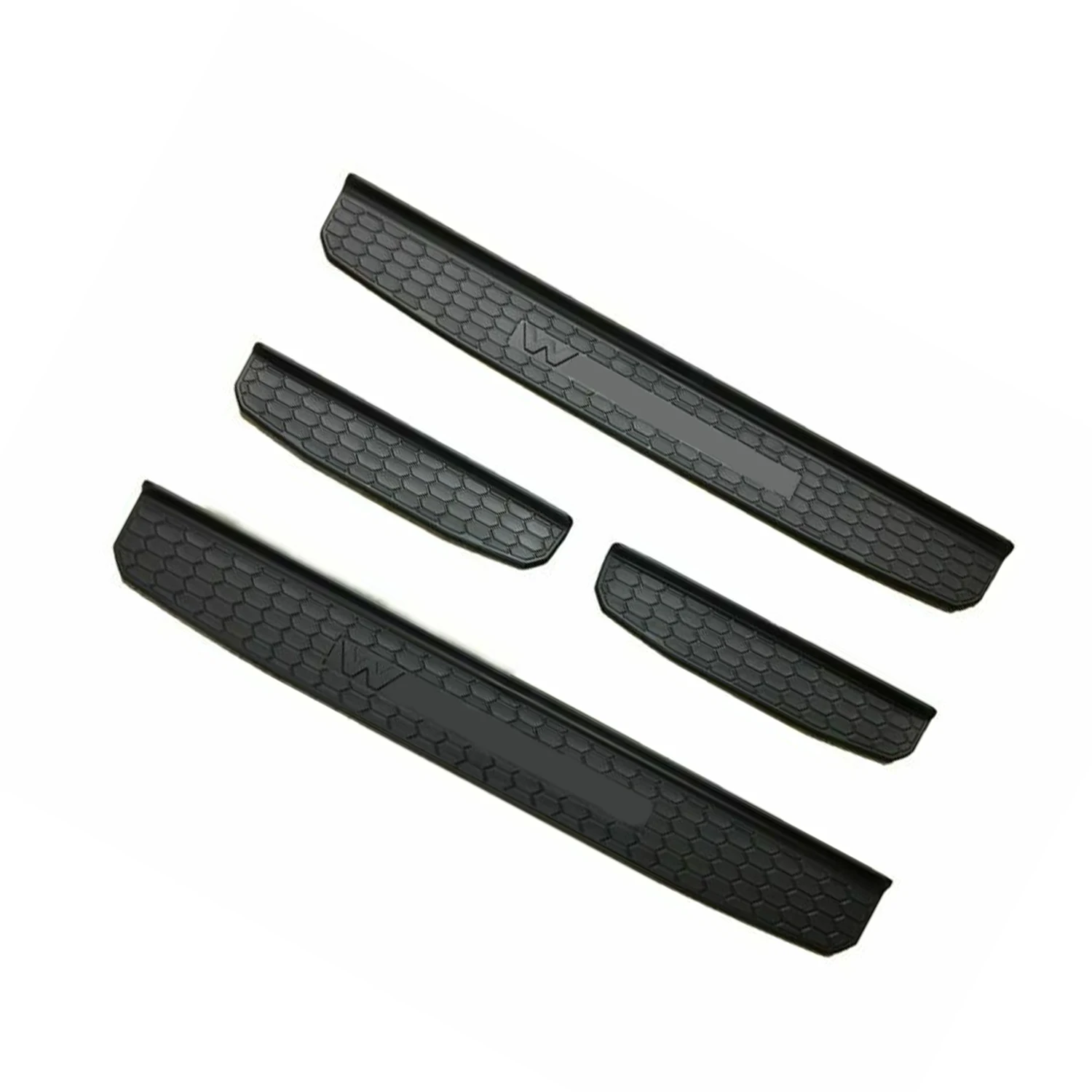 NUOVO 4 Pz OEM 82215394 4 Porte Nero Modellato Davanzale Della Porta Guardie Per 2018-2023 JEEP WRANGLER JL/JT Auto Accessori Esterni