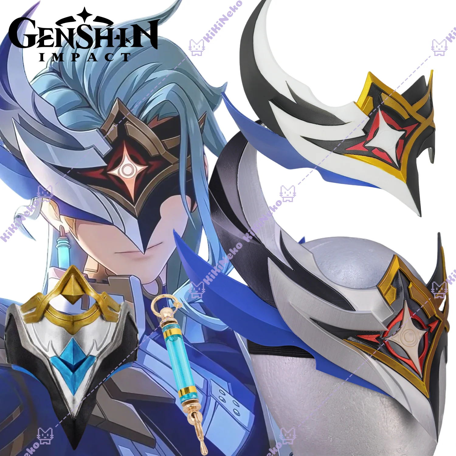 

Genshin Impact Doctor Cosplay Prop Mask of the Virtuous Doctor Boss Prop The Doctor Heretic of the False Moon Prop Hallowmas
