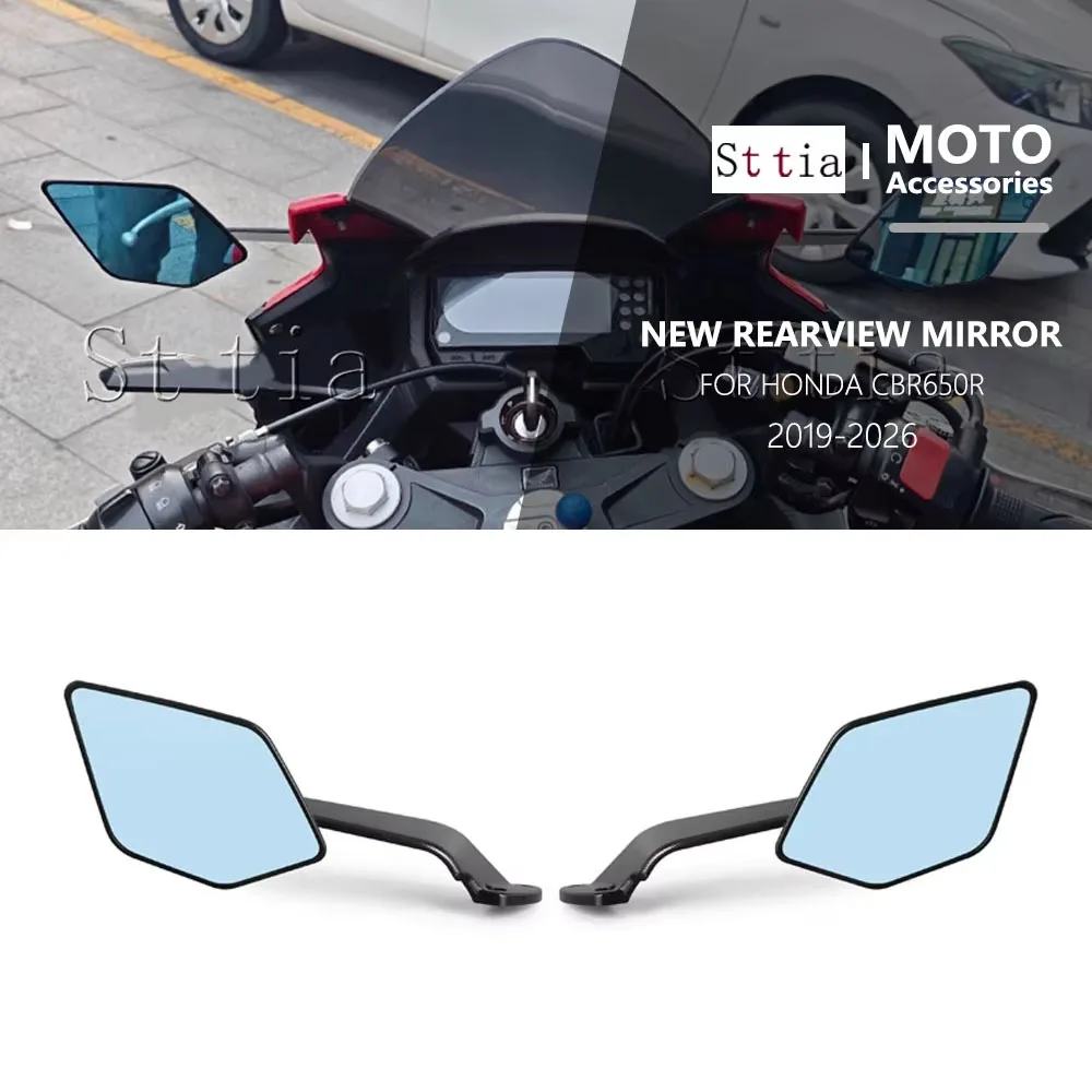 

CBR250R CBR600R New Rearview Mirror Motorcycle Wind Wing Adjustable Rearview Mirror For Honda CBR650R 2019-2025 CBR400R CBR150R