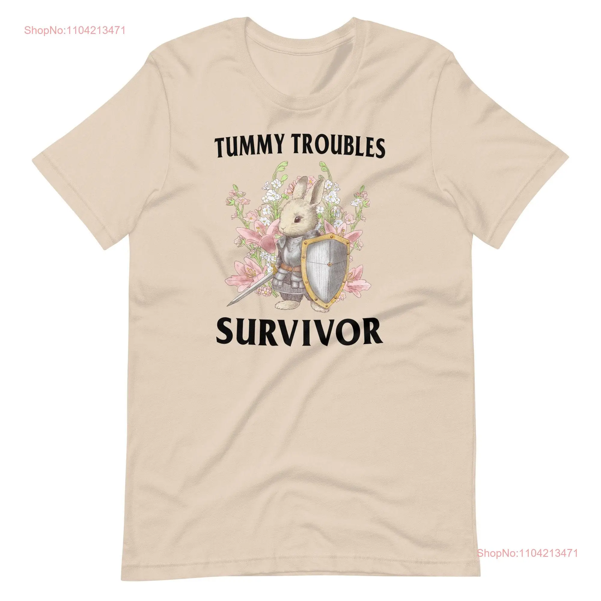 Tummy Troubles t shirt long or short sleeves