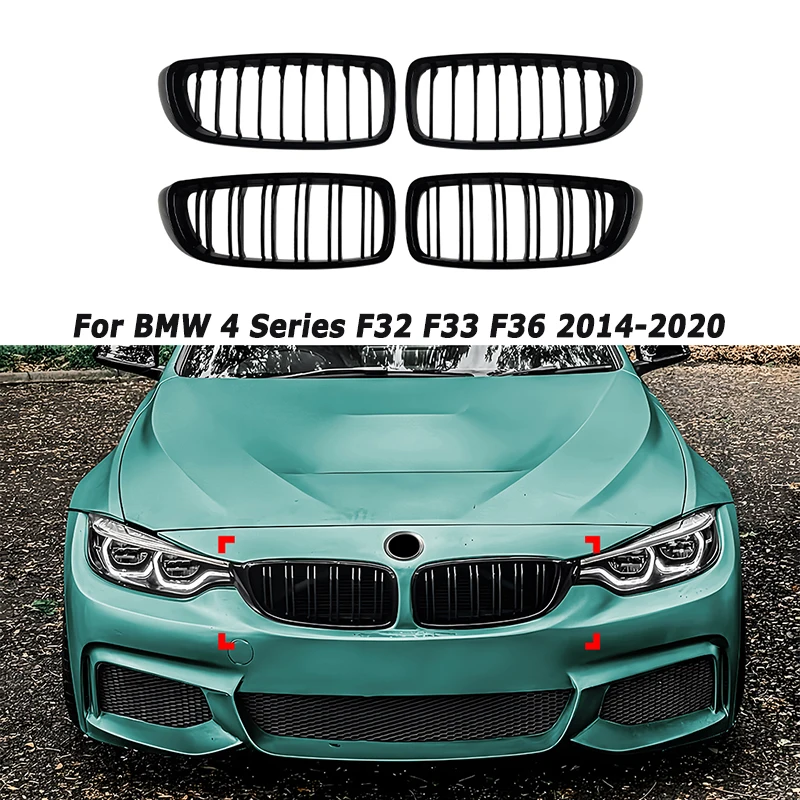 

Car Front Grille for BMW 4 Series F32 F33 F36 2014-2020 Exterior Tuning Radiator Air Intake Kidney Car Accessories Aftermarket