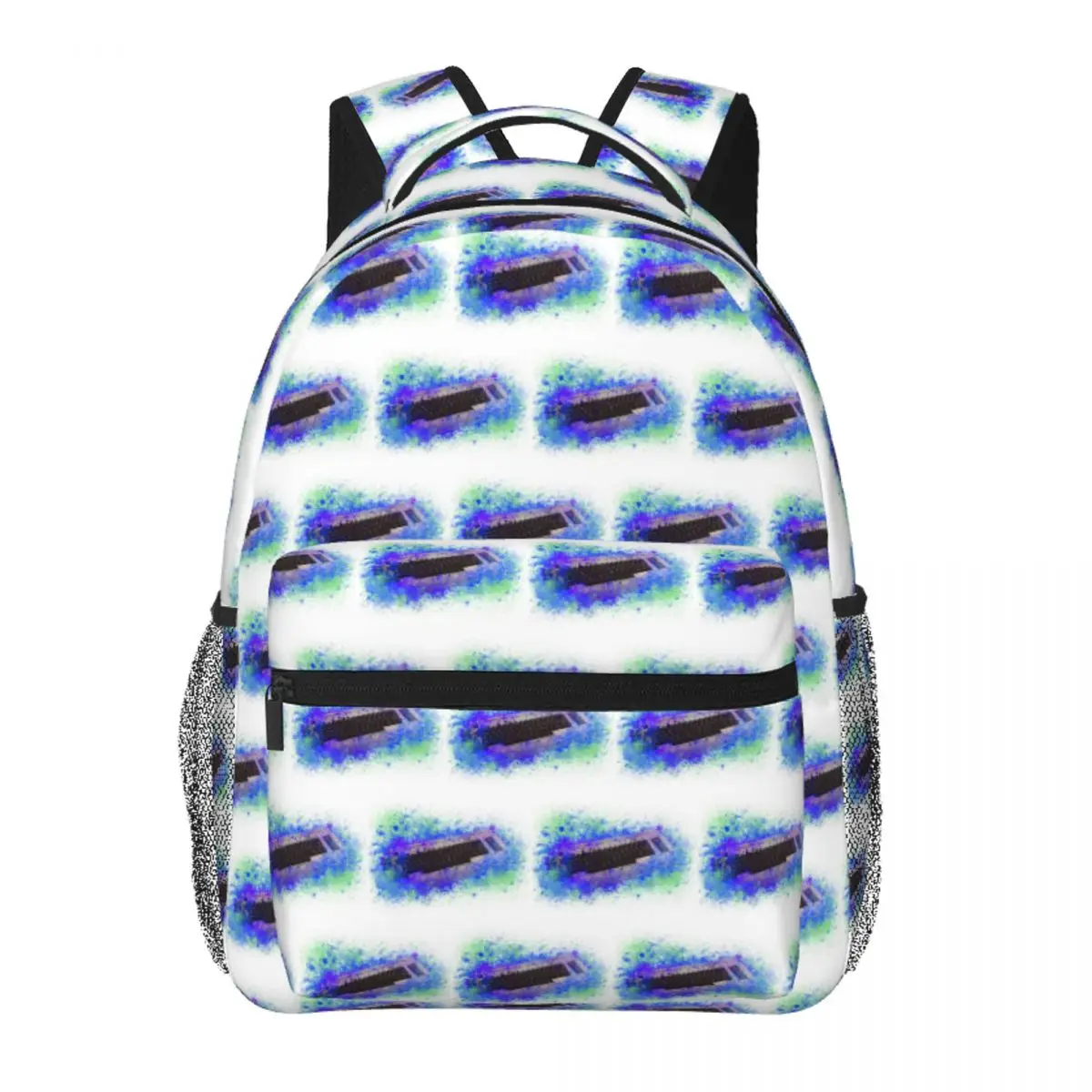 

THEC64 - Splatter Console Backpack Student Boys Girls BookBag Children School Bag Computer Shoulder Bags for Men Women