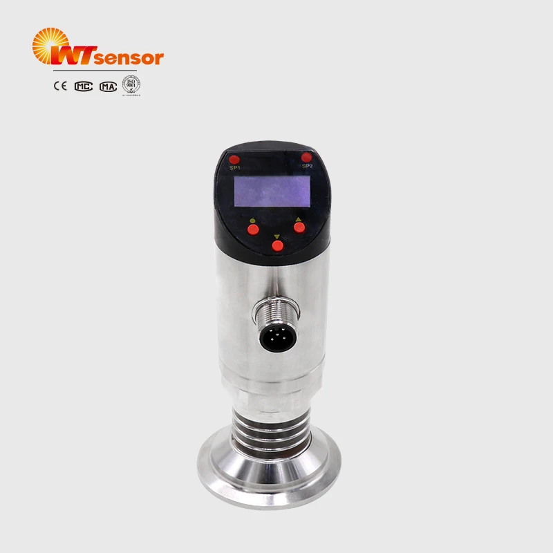 WTsensor IP65 IP67 0~10kPa...100MPa 24V Pressure Control And Measurement  Intelligent Electronic Digital Pressure Switch