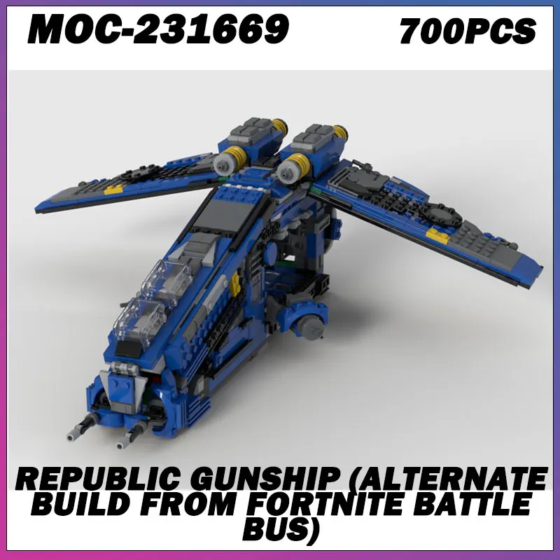 

MOC Building Block Spaceship Series Hot Movie White Spacecraft Creative Brick Model Education Toy Birthday MOC-231705 435PCS