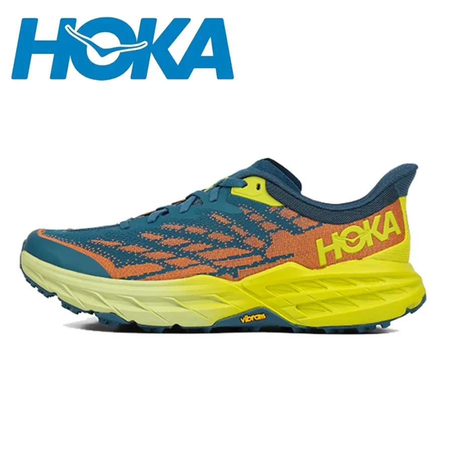 Original Hoka One SPEEDGOAT 5 Men Outdoor Road Running Shoes Cushioned Flexible Marathon Shoes Walking Trail Sneakers