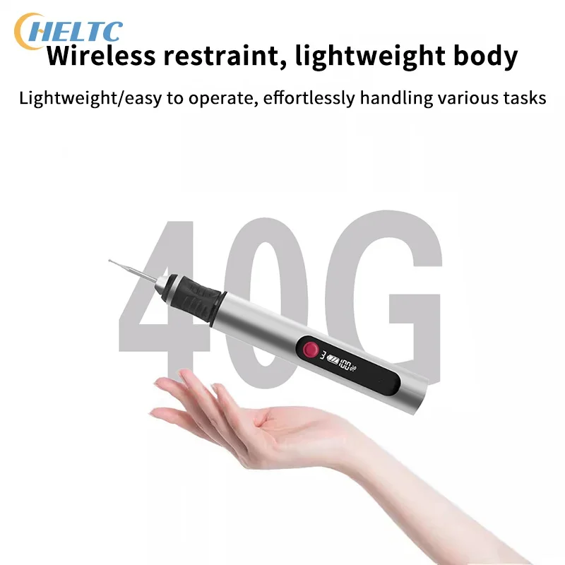 

Electric Mini Engraving Pen, USB Rechargeable Cordless Engraving Machine, Portable DIY Rotary Engraver, With 30 Bits