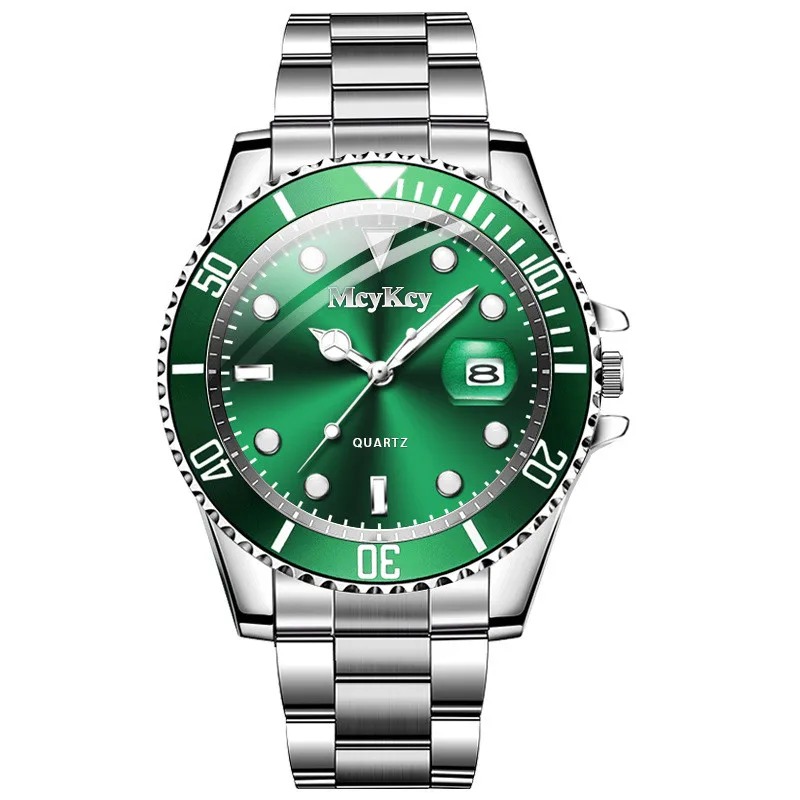 Fashion Calendar Men Quartz Watch Luxury Large Dial  Man Business Watches Reloj Hombre