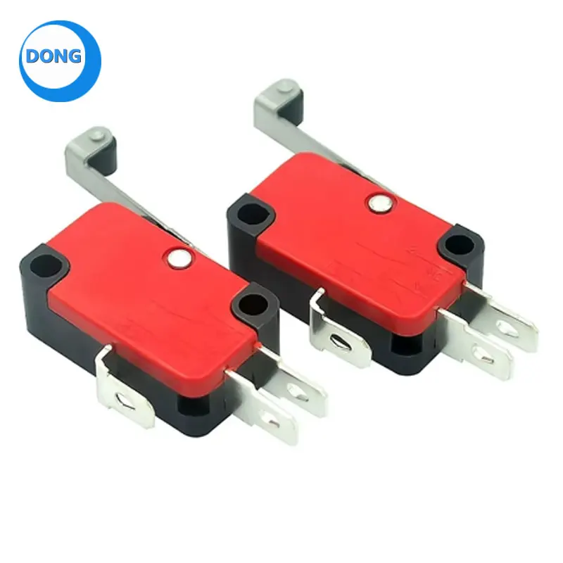 Microswitch pequeno do limite do curso com roda longa v-156-1c25, 1 parte