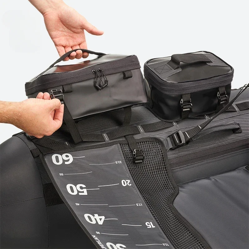 Foldable Rubber Inflatable Fishing Raft Single Bait Lure Boat Portable Water Entertainment Angling Lightweight Floating Fishing