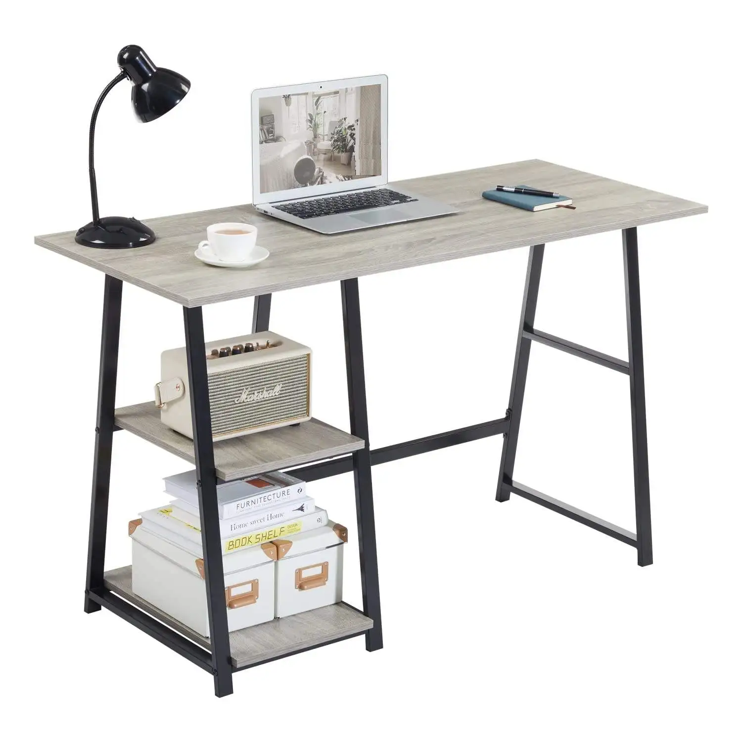 Modern Computer Table Luxury Executive Office Desk Contemporary Wooden Work Station for Home