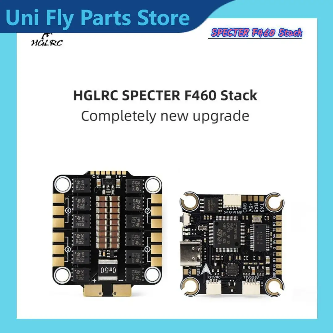 UniFlyHGLRC SPECTER F460 Stack F405 V2 FC MPU6000 GYRO ESC 60A FPV Freestyle DIY Parts