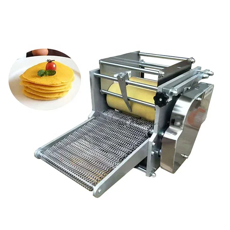 Fully Automatic Tortilla Chip Making Machine Tortilla Roller Press Machine Taco Maker Machine