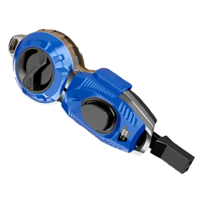 AB11-Automatic Retractable Chalk Line Tool For Enhanced Efficiency In Construction And Woodworking Blue