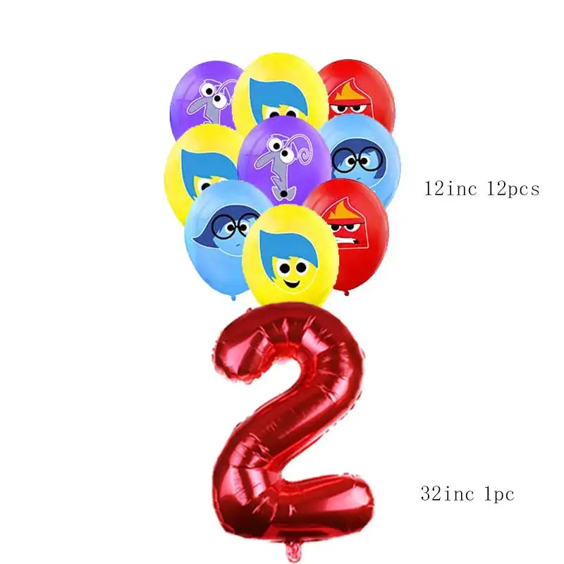 Inside Out latex Balloon Birthday Party Supplies Ballon Decoration Girl Gift Decor Home Garden Baby Shower