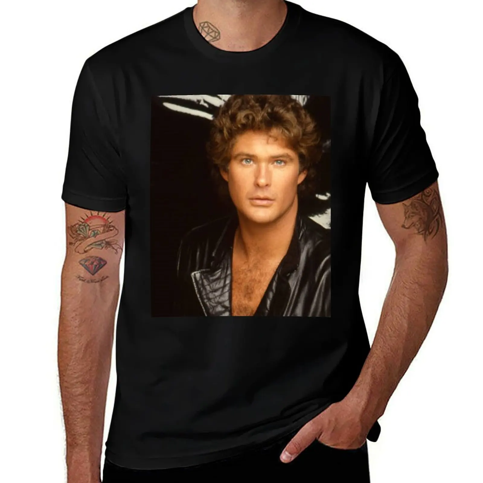 

david hasselhoff young T-Shirt UV Protection Outdoor Tee Shirt